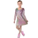 Fraction Space 1 Kids  Long Sleeve Velvet Dress View1