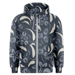 Folk Flowers Pattern  Men s Zipper Hoodie by Eskimos