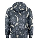 Folk flowers pattern  Men s Zipper Hoodie View2