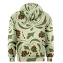 Folk flowers pattern  Men s Zipper Hoodie View2