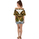 Bigcat Butterfly Off Shoulder Short Sleeve Top View2