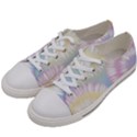 Tie Dye Pattern Colorful Design Men s Low Top Canvas Sneakers View2