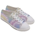 Tie Dye Pattern Colorful Design Men s Low Top Canvas Sneakers View3