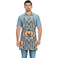 Pumpkin Pattern Kitchen Apron by InPlainSightStyle