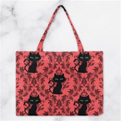 Cat Pattern Medium Tote Bag by NerdySparkleGoth