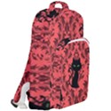 Cat Pattern Double Compartment Backpack View2