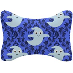 Ghost Pattern Seat Head Rest Cushion by NerdySparkleGoth