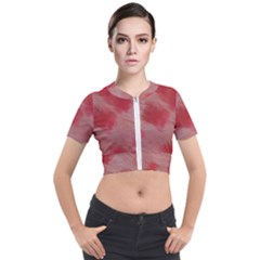 Strawberries Short Sleeve Cropped Jacket by kiernankallan