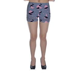 Bat Skinny Shorts by SychEva