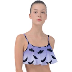 The Bats Frill Bikini Top by SychEva