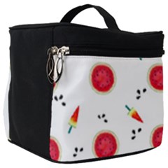 Slices Of Red And Juicy Watermelon Make Up Travel Bag (big) by SychEva