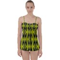 Digital Floral Babydoll Tankini Set View1