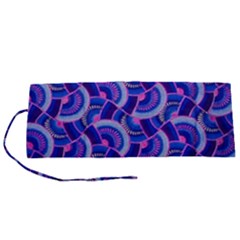 Digital Waves Roll Up Canvas Pencil Holder (s) by Sparkle