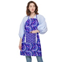 Digital Waves Pocket Apron by Sparkle