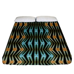 Digital Springs Fitted Sheet (king Size) by Sparkle