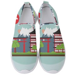 Japan-landmark-landscape-view Men s Slip On Sneakers by Sudhe