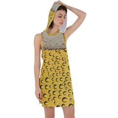 Beer Bubbles Racer Back Hoodie Dress by Sudhe