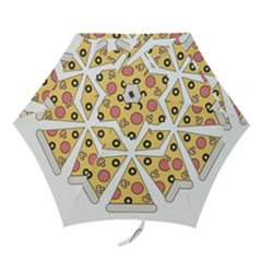 Pizza-slice-food-italian Mini Folding Umbrellas by Sudhe