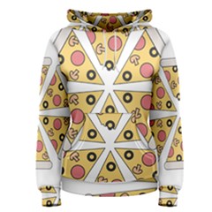 Pizza-slice-food-italian Women s Pullover Hoodie by Sudhe