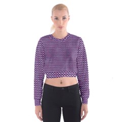 Metallic Mesh Screen 2 Cropped Sweatshirt by impacteesstreetweareight