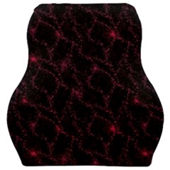 Pink Abstract Flowers With Splashes On A Dark Background  Abstract Print Car Seat Velour Cushion  by SychEva