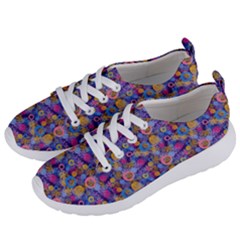 Multicolored Circles And Spots Women s Lightweight Sports Shoes by SychEva