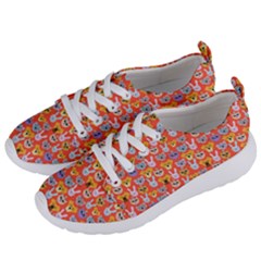 Cute Faces Of Dogs And Cats With Glasses Women s Lightweight Sports Shoes by SychEva