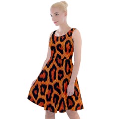 Leopard-print 3 Knee Length Skater Dress by skindeep