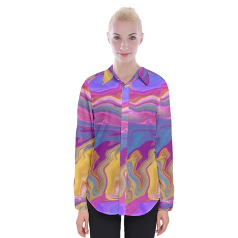 Flow Womens Long Sleeve Shirt by kiernankallan