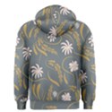 Folk flowers pattern  Men s Zipper Hoodie View2