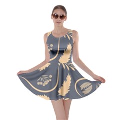 Folk Flowers Pattern  Skater Dress by Eskimos