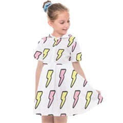 Pattern Cute Flash Design Kids  Sailor Dress by brightlightarts