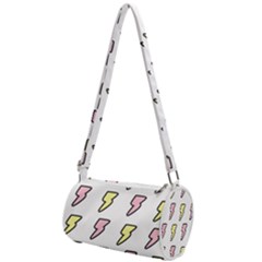 Pattern Cute Flash Design Mini Cylinder Bag by brightlightarts