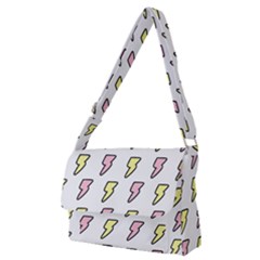 Pattern Cute Flash Design Full Print Messenger Bag (m) by brightlightarts