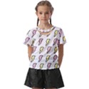 Pattern Cute Flash Design Kids  Front Cut Tee View1