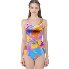 Sun Tea One Piece Swimsuit by kiernankallan