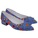 Blue 50s Women s Bow Heels View3