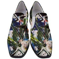 Snow In A City-1-1 Women Slip On Heel Loafers by bestdesignintheworld