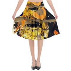 Before The Easter-1-4 Flared Midi Skirt by bestdesignintheworld