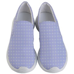 Lighblu Plaid Small Women s Lightweight Slip Ons by snowwhitegirl