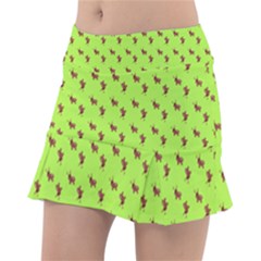 Kawaii Cute Deer Green Classic Tennis Skirt by snowwhitegirl