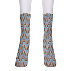 Girl Blue Men s Crew Socks by snowwhitegirl