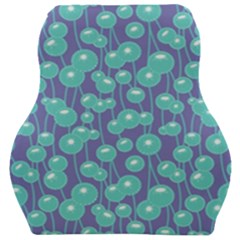 Blue Dandelions  Cute Plants Car Seat Velour Cushion  by SychEva