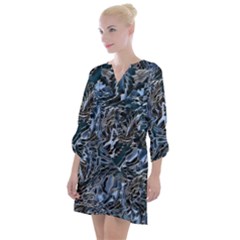 Touchy Open Neck Shift Dress by MRNStudios