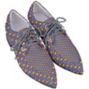 Yellow Circles On A Purple Background Pointed Oxford Shoes View3