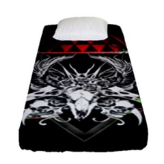 Skullart Fitted Sheet (single Size) by Sparkle