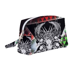 Skullart Wristlet Pouch Bag (medium) by Sparkle