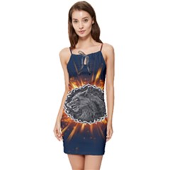 Beast Summer Tie Front Dress by Sparkle