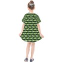 Green Puffer Kids  Smock Dress View2