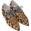 Orange Dandelions On A Dark Background Pointed Oxford Shoes View3